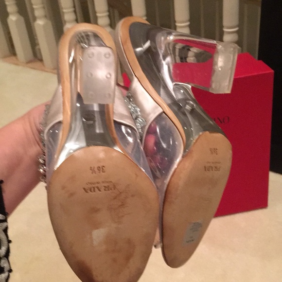 Prada Women's Designer Sandals Glass: Swarovski - Picture 7 of 9